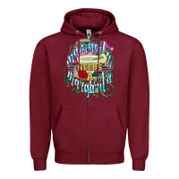 Burgundy Mamacita needs a Margarita Mexico Zipper Hoodie - HowdyJamesFarm