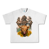Lunar Rock Western Heifer Cow with crosses Urban Heavy Tee - LillyAllenDesigns