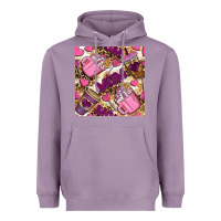 Lavender mom coffee cups with leopard seamless pattern bbs Heavyweight Hoodie - BundleAndBundleShop