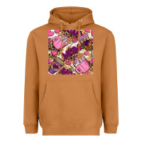 Meerkat mom coffee cups with leopard seamless pattern bbs Heavyweight Hoodie - BundleAndBundleShop