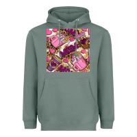 Sage mom coffee cups with leopard seamless pattern bbs Heavyweight Hoodie - BundleAndBundleShop