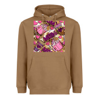 Mom Coffee Cups With Leopard Seamless Pattern Bbs Heavyweight Hoodie | Teevron
