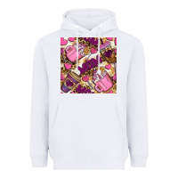 White mom coffee cups with leopard seamless pattern bbs Heavyweight Hoodie - BundleAndBundleShop
