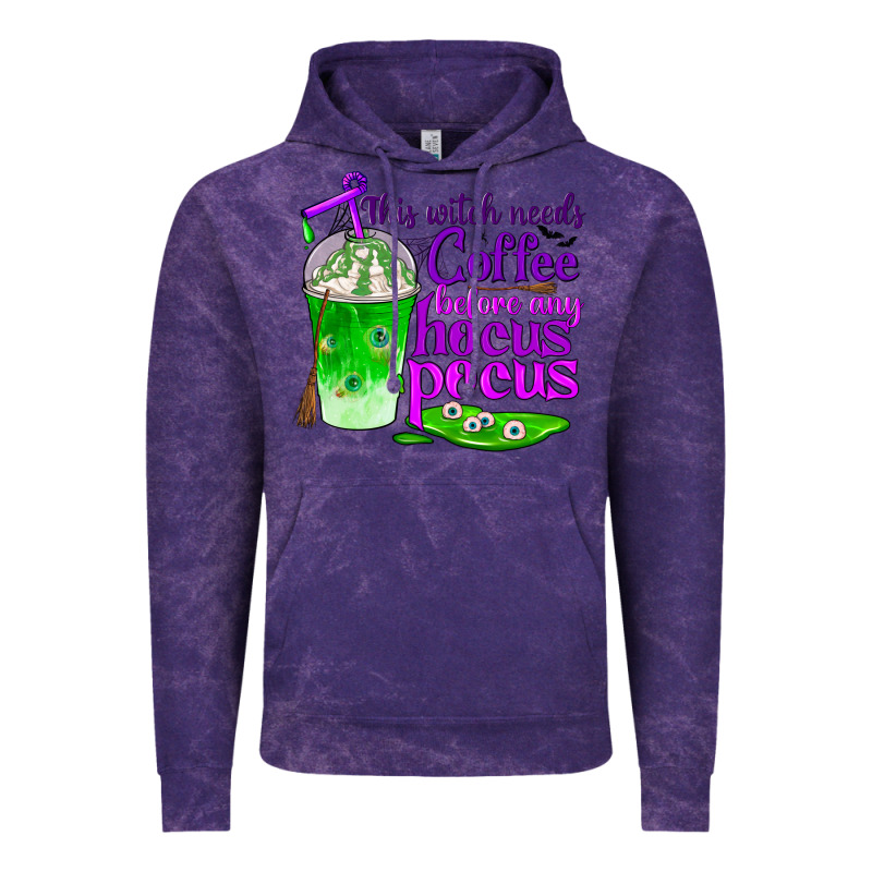 This Witch Needs Coffee Before Any Hocus Pocus Vintage Hoodie by BundleAndBundleShop | Teevron