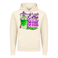 Vintage Artic this witch needs coffee before any hocus pocus Vintage Hoodie - BundleAndBundleShop