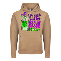 Vintage Coffee this witch needs coffee before any hocus pocus Vintage Hoodie - BundleAndBundleShop