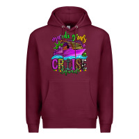Burgundy mardi gras cruise squad Premium Hoodie - OliviaCreatesArt