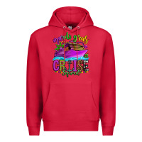 Cardinal mardi gras cruise squad Premium Hoodie - OliviaCreatesArt