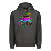 Charcoal Heather mardi gras cruise squad Premium Hoodie - OliviaCreatesArt