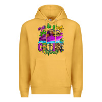 Mustard mardi gras cruise squad Premium Hoodie - OliviaCreatesArt