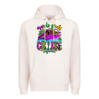 Pale Pink mardi gras cruise squad Premium Hoodie - OliviaCreatesArt