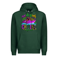 Sports Green mardi gras cruise squad Premium Hoodie - OliviaCreatesArt