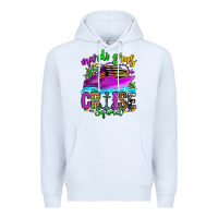 White mardi gras cruise squad Premium Hoodie - OliviaCreatesArt