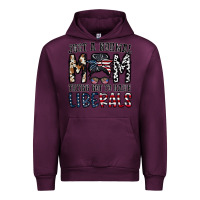 Mauve Wine just a regular mom trying not to raise liberals Urban Hoodie - CowhideDigitalArt