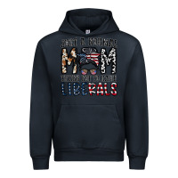 Navy just a regular mom trying not to raise liberals Urban Hoodie - CowhideDigitalArt