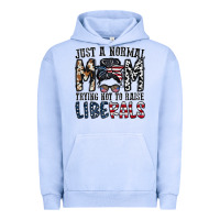Pigment Grape Ice just a regular mom trying not to raise liberals Urban Hoodie - CowhideDigitalArt