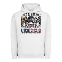 Pigment Lunar Rock just a regular mom trying not to raise liberals Urban Hoodie - CowhideDigitalArt