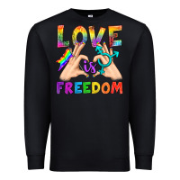 Black Love Is Freedom Premium Sweatshirt - BundleAndBundleShop
