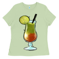 Matcha Margarita Glass Ladies Tee - Jasminsmagicworld
