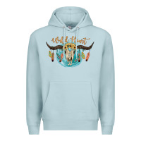Blue Mist Wild Heart Premium Hoodie - JahusDesignShop