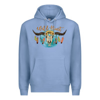 Colony Blue Wild Heart Premium Hoodie - JahusDesignShop