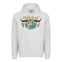 Dove Grey Wild Heart Premium Hoodie - JahusDesignShop
