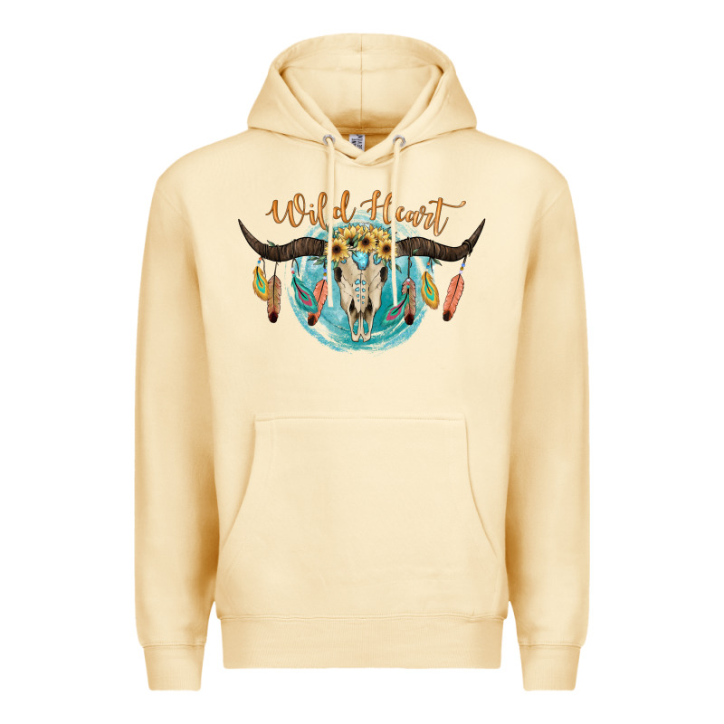 Wild Heart Premium Hoodie by JahusDesignShop | Teevron
