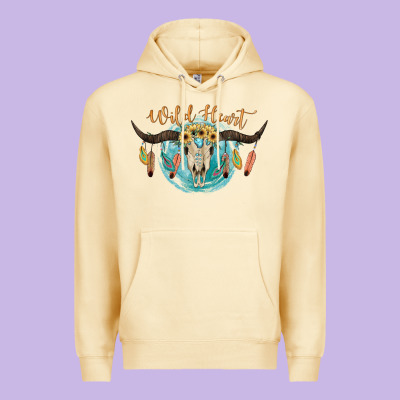Wild Heart Premium Hoodie Designed By Jahusdesignshop