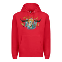 Red Wild Heart Premium Hoodie - JahusDesignShop