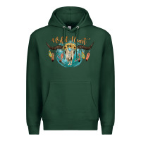 Sports Green Wild Heart Premium Hoodie - JahusDesignShop