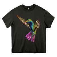 Asphalt Flying Ruby Throated Hummingbird Heavy Core Tee - LillyAllenDesigns