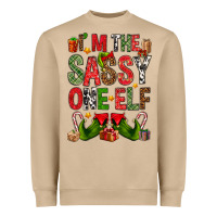 Mushroom I'm the sassy on the elf Heavyweight Sweatshirt - NancyCooperArtShop