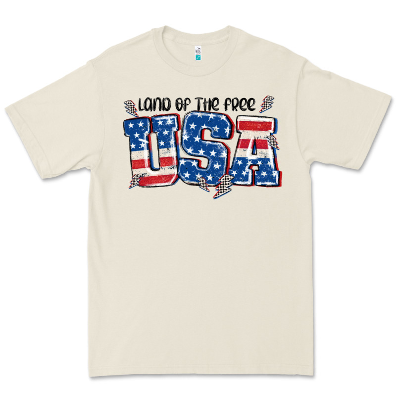Land Of The Free Usa Premium Tee by MaliasSmallBusiness | Teevron