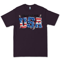 Plum land of the free usa Premium Tee - MaliasSmallBusiness