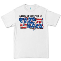 White land of the free usa Premium Tee - MaliasSmallBusiness