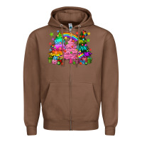 Chestnut pride christmas trees Zipper Hoodie - HowdyJamesFarm