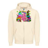 Sandshell pride christmas trees Zipper Hoodie - HowdyJamesFarm