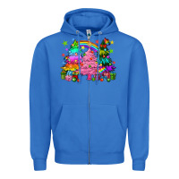 True Royal pride christmas trees Zipper Hoodie - HowdyJamesFarm