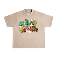 French Oak Grow In Faith Urban Heavy Tee - LillyAllenDesigns