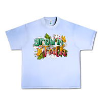 Grape Ice Grow In Faith Urban Heavy Tee - LillyAllenDesigns