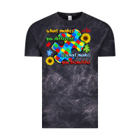 Cloud Black what makes you different is what makes  you beauti Vintage Tee - LillyAllenDesigns