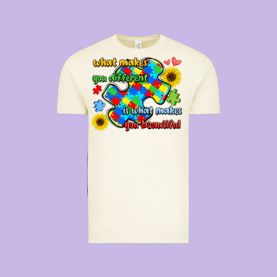 What Makes You Different Is What Makes  You Beauti Vintage Tee Designed By Lillyallendesigns