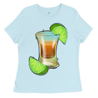Baby Blue Tequila Shot Ladies Tee - Jasminsmagicworld