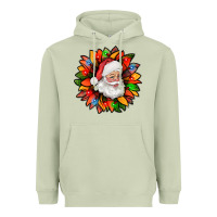 Matcha santa claus with sunflower christmas bbs Heavyweight Hoodie - BundleAndBundleShop
