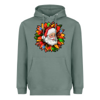 Sage santa claus with sunflower christmas bbs Heavyweight Hoodie - BundleAndBundleShop