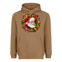 Santa Claus With Sunflower Christmas Bbs Heavyweight Hoodie | Teevron