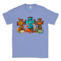 Colony Blue fall tree cross Classic Tee - BundleAndBundleShop