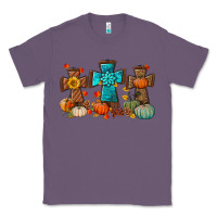 Lavender fall tree cross Classic Tee - BundleAndBundleShop
