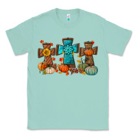 Seafoam fall tree cross Classic Tee - BundleAndBundleShop