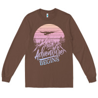 Chestnut The Adventure Begins Long Sleeve Tee - Bettercallsaul